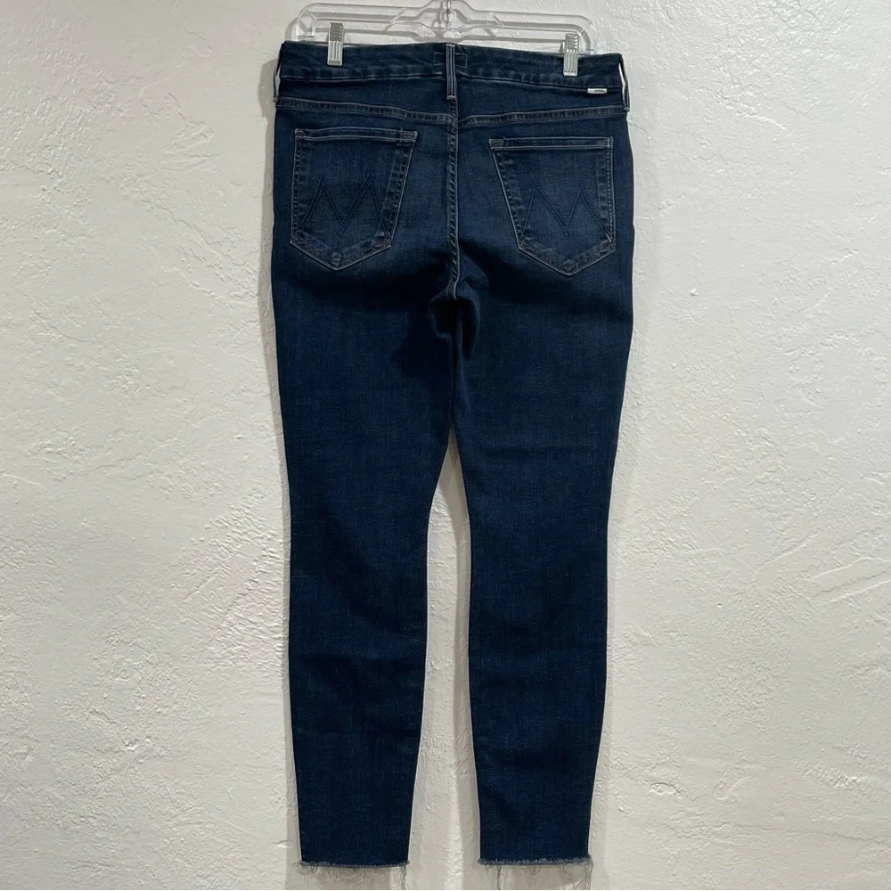 MOTHER DENIM LOOKER ANKLE FRAY IN HOT SPRINGS - SZ - 30